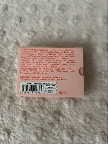  Beden Renk Dora Joy Wild Pink Toz Allık 01