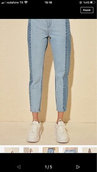 Trendyol milla iki renk jean