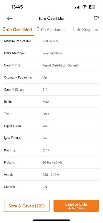 Arzum Arzum superstar pro saç düzleştirici fırça