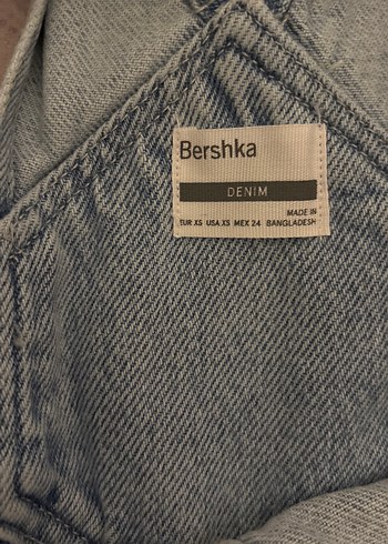 Kadın Denim Kısa Tulum - Görsel 2