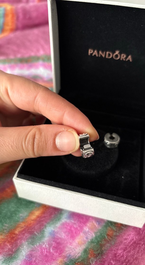 Gri Desenli klips Charm 2li - Görsel 3