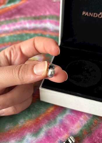 Kırmızı kalp klips Charm - Görsel 3