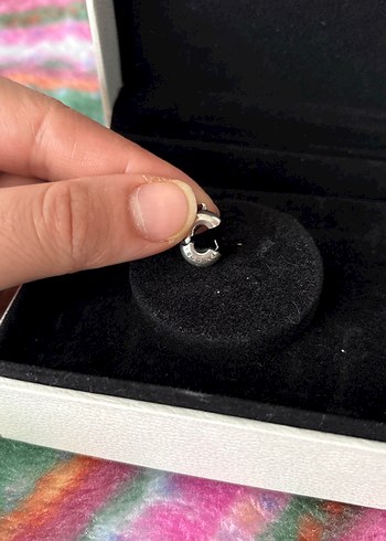 Kırmızı kalp klips Charm - Görsel 2