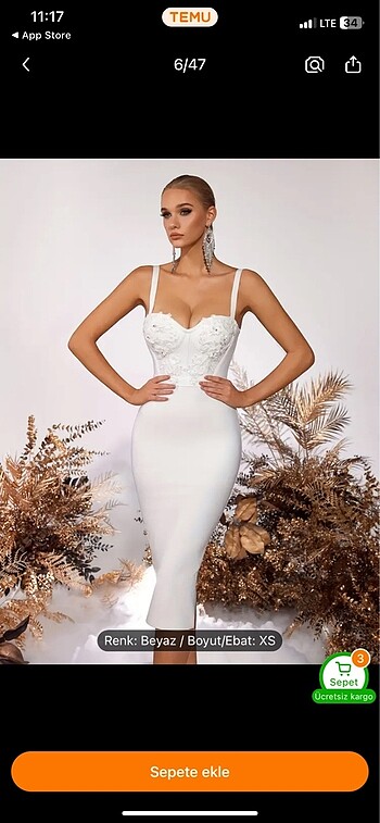 Nikah nişan elbisesi