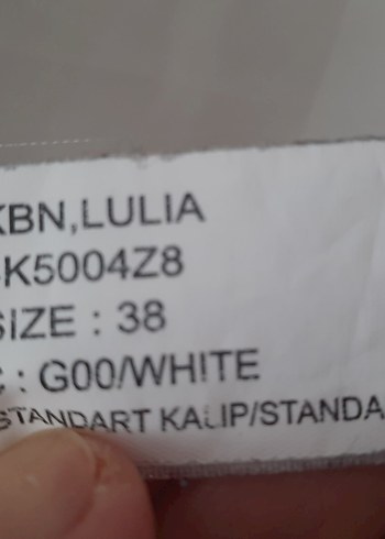 38 Beden beyaz Renk #lufian mont Kürk Detaylı Beyaz Kadın Kışlık Mont