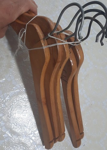 Beden Renk Ahşap Askı Seti