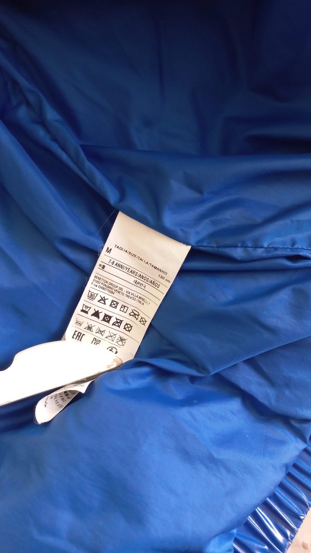 Mavi Parlak Erkek Çocuk Mont - Görsel 3