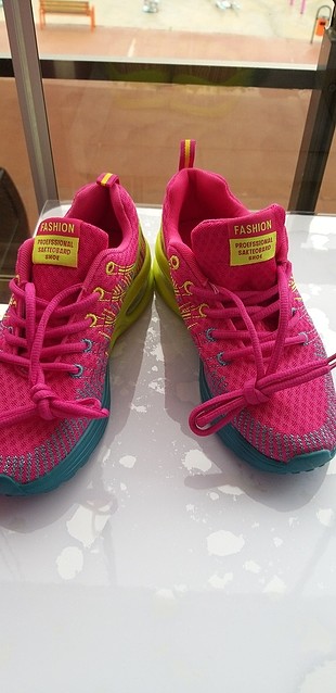 BSL FASHION rengarenk spor ayakkabı 