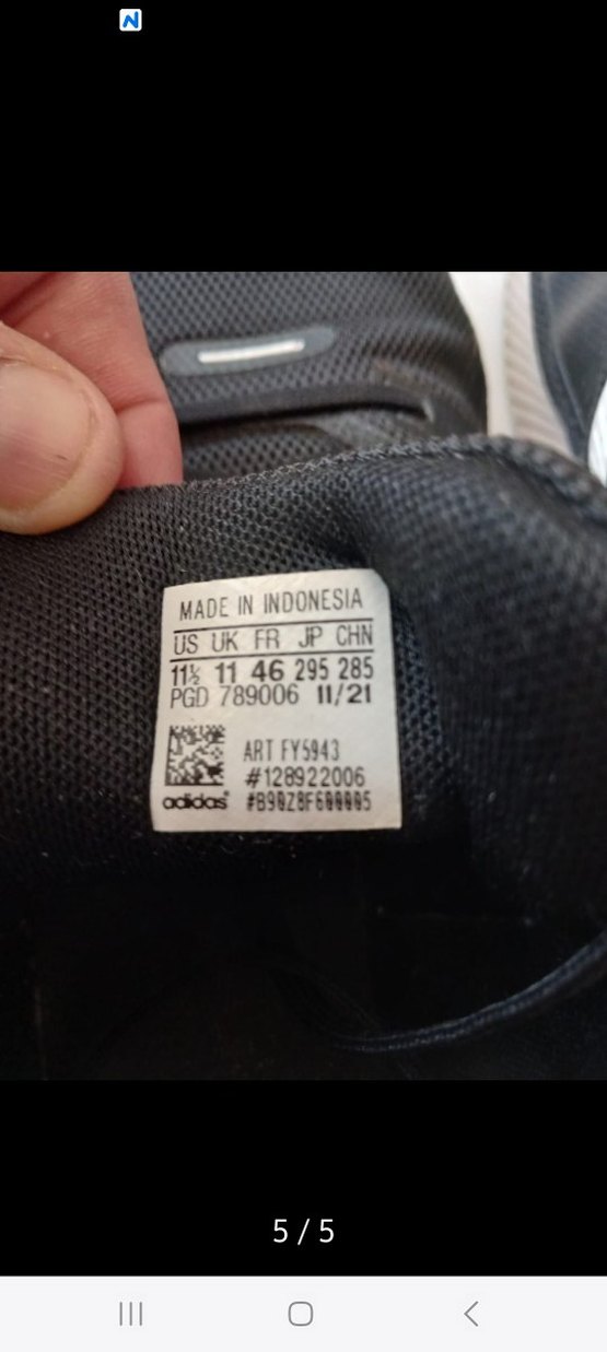 Adidas Siyah Bağcıklı Erkek Spor Ayakkabı - Görsel 5