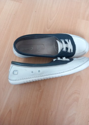 Kadın Beyaz lacivert  Ayakkabı - Görsel 2