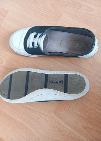 Kadın Beyaz lacivert  Ayakkabı - Görsel 4