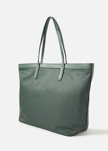 Kemer Detaylı Haki Yeşil Kadın Omuz Çantası - Görsel 3