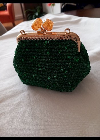 Yeşil Örgü Kadın Cüzdanı - Görsel 4