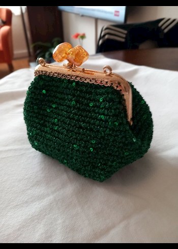 Yeşil Örgü Kadın Cüzdanı - Görsel 3