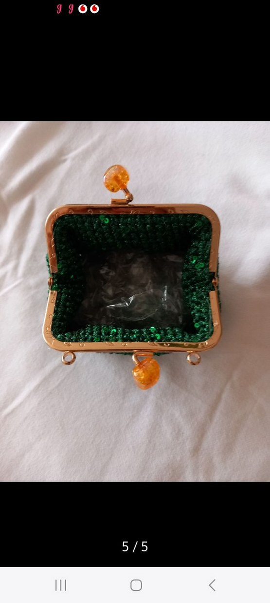 Yeşil Örgü Kadın Cüzdanı - Görsel 5