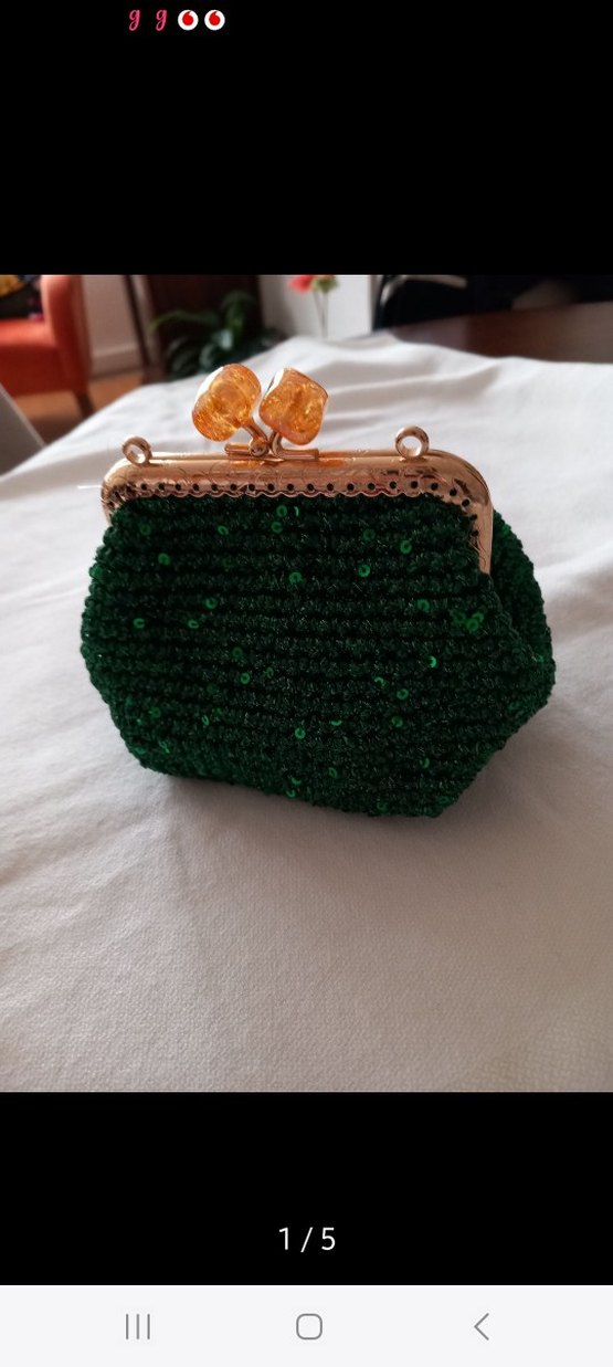 Yeşil Örgü Kadın Cüzdanı - Görsel 4