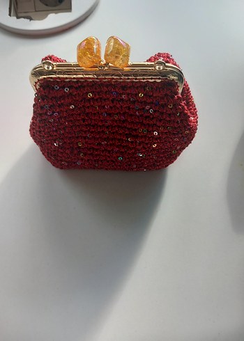 Pullu Simli Cüzdan/çanta - Görsel 3