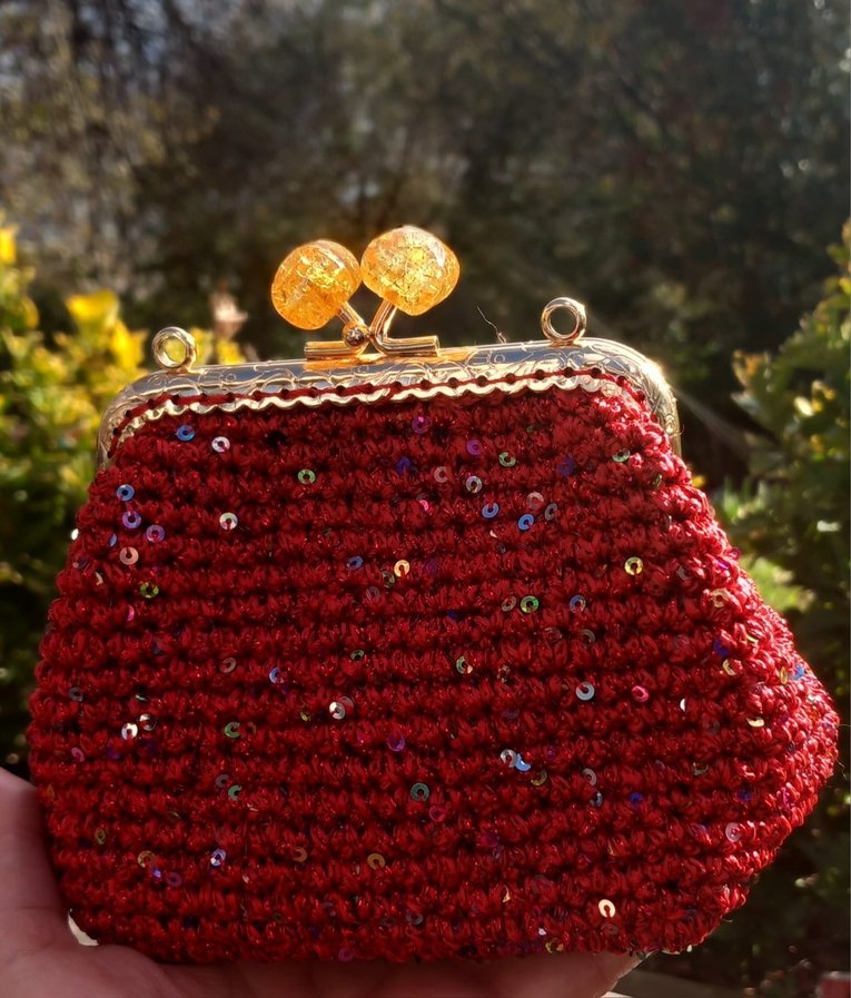 Pullu Simli Cüzdan/çanta - Görsel 2