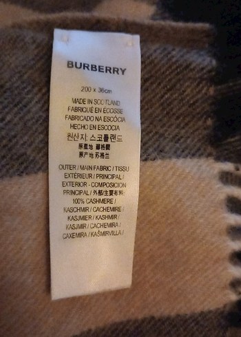 Burberry

Check Bej Kaşmir Kadın Atkı - Görsel 6