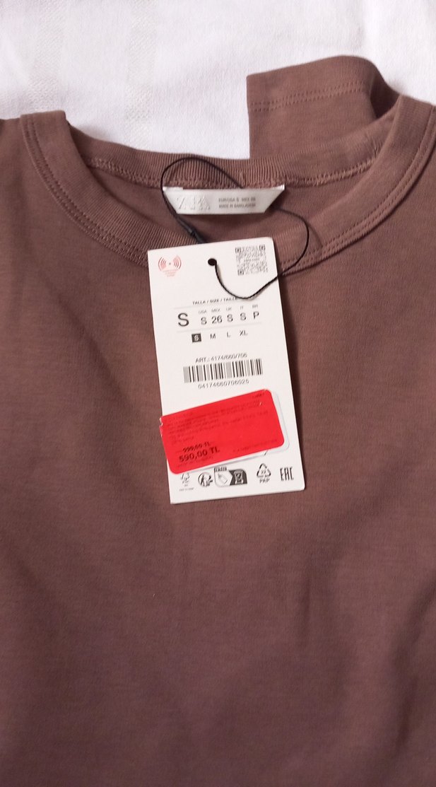 Açık kahve Kadın kadife Rahat Kesim Pantolon ve body - Görsel 3