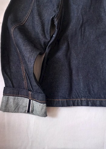 Düğmeli Kadın Kot Ceket, - Görsel 5