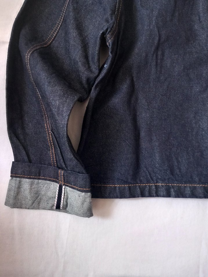 Düğmeli Kadın Kot Ceket, - Görsel 5