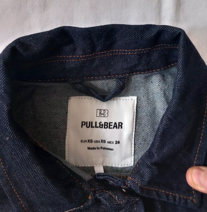 Düğmeli Kadın Kot Ceket, - Görsel 3