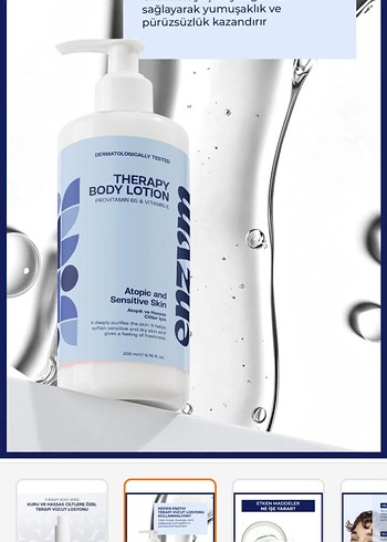 Evozun Therapy Atopik ve Hassas Cilt Duş Jeli 400ml - Görsel 2
