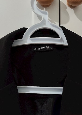 Siyah Düğmeli Kadın Blazer Ceket - Görsel 3