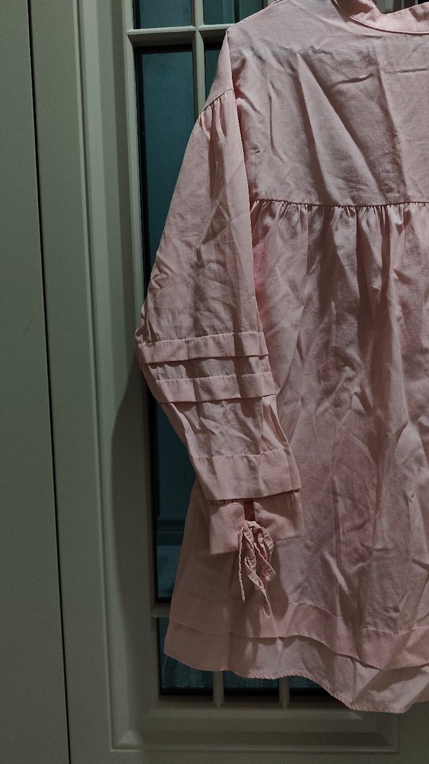 Pembe Renkli Uzun Kollu tunik - Görsel 2