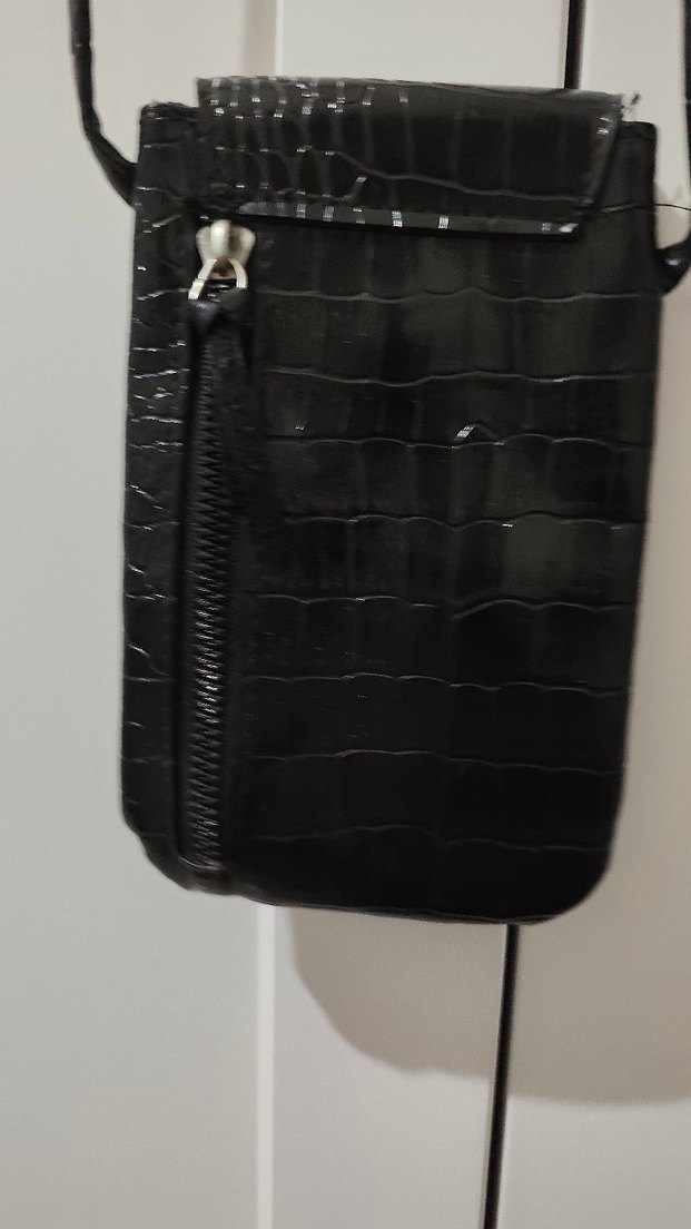 Siyah Süet Kadın Bel Askılı Çanta - Görsel 3