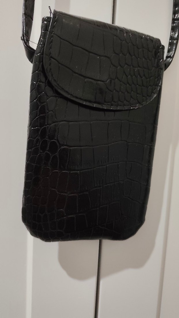 Siyah Süet Kadın Bel Askılı Çanta - Görsel 2