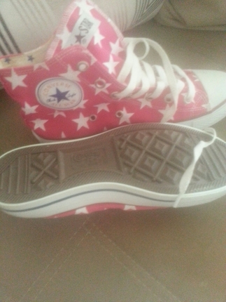 converse sifir ayakkabi pembe stars