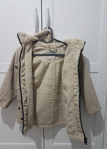 7 Yaş Beden camel Renk Zara kız çocuk mont