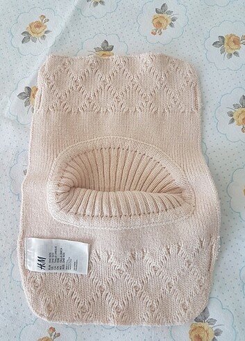 1-2 Yaş, 19 cm Beden ten rengi Renk H&M kız bebek şapka boyunluk