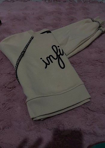 Bej Kadın Sweatshirt - Görsel 2