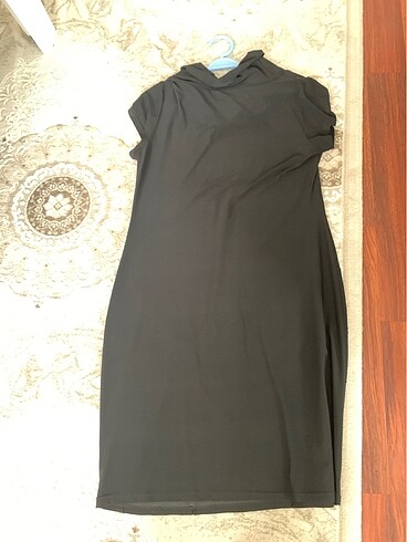 46 Beden siyah Renk Koşa elbise