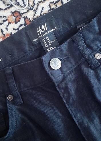 H&M etiketli sıfır siyah kot jean pantolon #pantolon #jean 