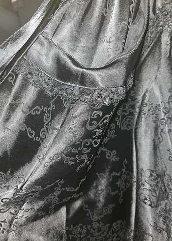 Siyah Straplez Gotik kisa Abiye Elbise - Görsel 3