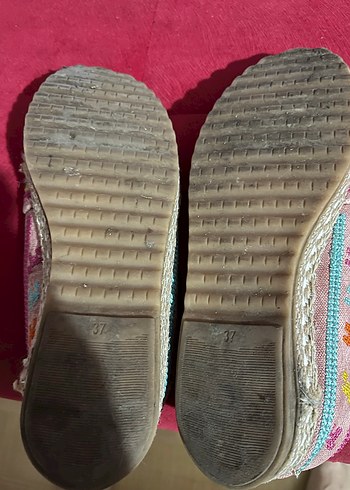 Bohem Kadın Hasır Dolgu Topuklu Espadril - Görsel 6