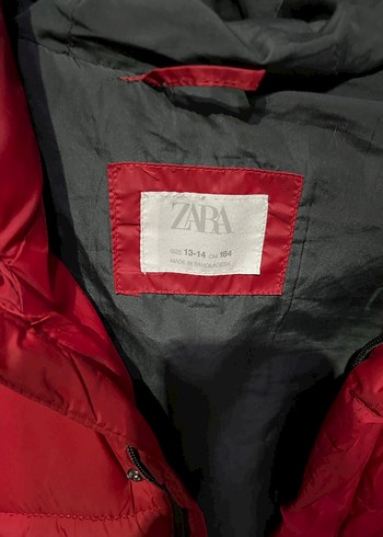 Kırmızı Fermuarlı erkek çocuk Kışlık Mont - Görsel 3