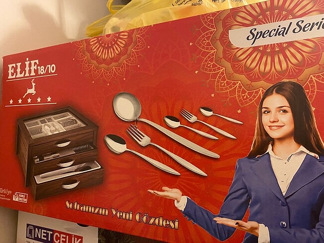 Diğer Çelik çatal kaşık bıçak seti