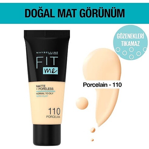 Fit me 110 numara fondöten