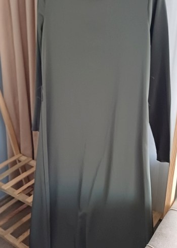 Zara Gri Uzun Kollu Salaş Kadın Elbise