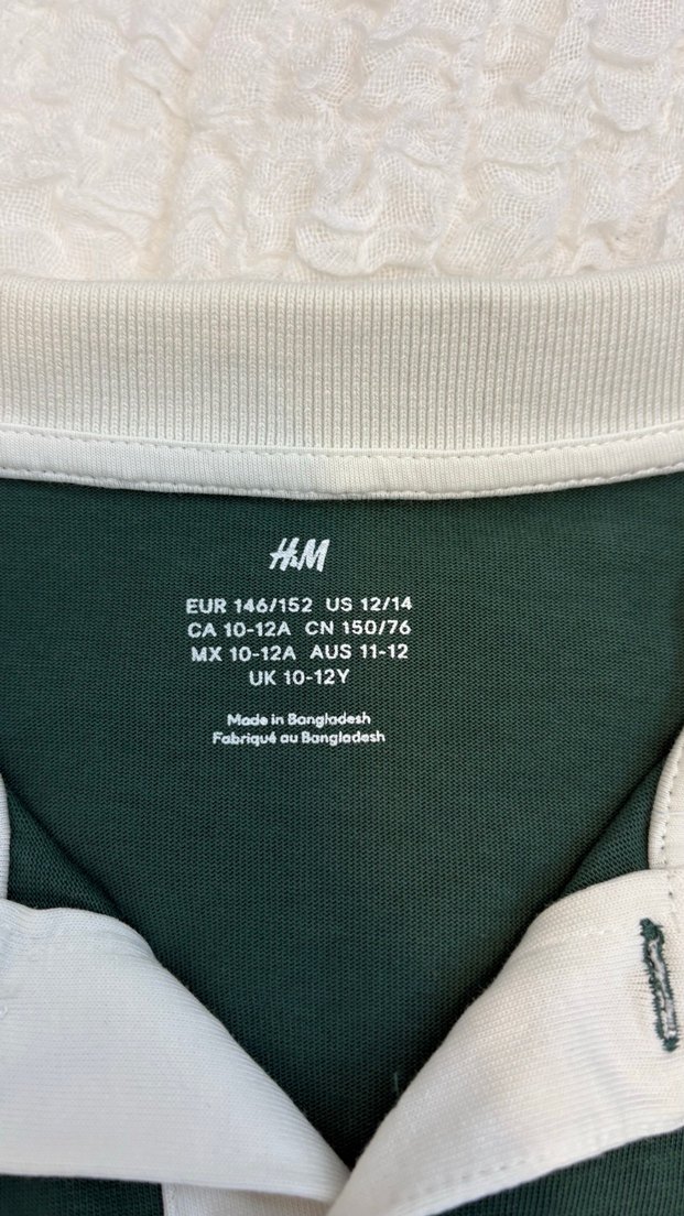 Uzun Kollu Yeşil Polo Tişört - Görsel 2