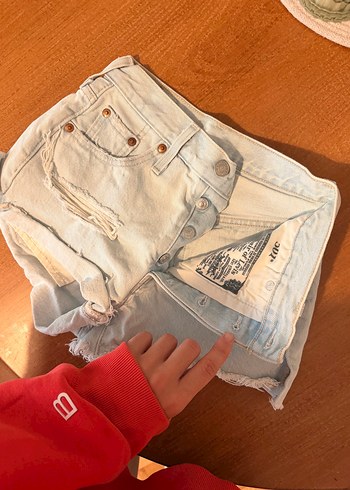 Levis Acik Mavi Lewis 501 Short Xxs