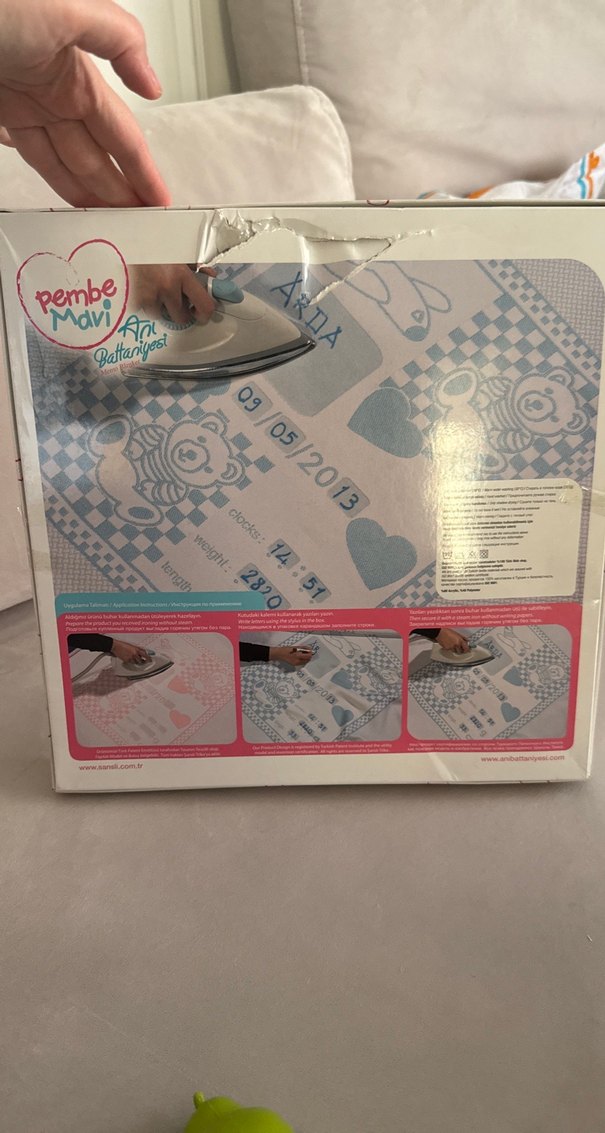 Ayılı Kalemli Anı Battaniyesi - Görsel 4