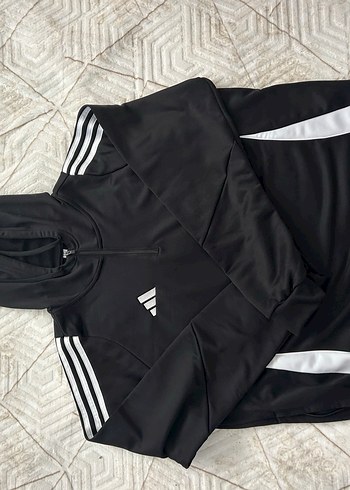 Siyah Fermuarlı Erkek Yüksek Yakalı Sweatshirt