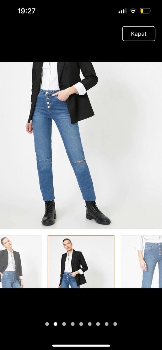 Kadın jean pantolon - Görsel 2
