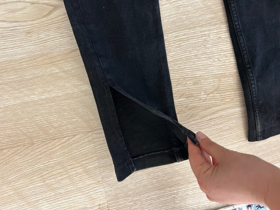 Yandan yırtmaçlı jean - Görsel 3